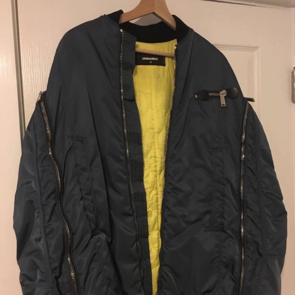 Oversized Bomber Cape Bondage Dsquared2 Pre-Fall 2016